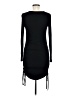 Assorted Brands Solid Black Casual Dress Size M - photo 2