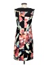 AB Studio Print Black Cocktail Dress Size 4 - photo 2