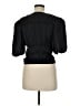 FRAME 100% Polyester Black Short Sleeve Henley Size M - photo 2