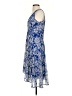 CAbi 100% Polyester Paisley Blue Cocktail Dress Size XS - photo 5