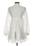 Stradivarius White Casual Dress Size S - photo 2