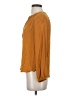 J.Crew 100% Viscose Gold Long Sleeve Blouse Size XS - photo 5