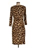 Jennifer Lopez Animal Print Brown Casual Dress Size L - photo 2