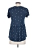 Jun & Ivy Stars Blue Short Sleeve Blouse Size XXS - photo 2