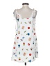 Illa Illa 100% Polyester Print White Casual Dress Size S - photo 2