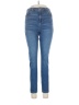 American Eagle Outfitters Solid Blue Jeans Size 10 - photo 1