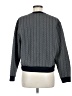 MNG Suit Chevron-herringbone Gray Pullover Sweater Size M - photo 2