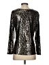 Andrea Jovine Black Long Sleeve Blouse Size S - photo 2