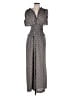 Max Studio Print Gray Jumpsuit Size XL - photo 1