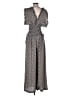 Max Studio Print Gray Jumpsuit Size XL - photo 2