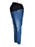 Ingrid + Isabel Solid Blue Jeans Size 16 Maternity - photo 1