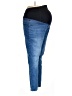 Ingrid + Isabel Solid Blue Jeans Size 16 Maternity - photo 4