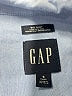 Gap 100% Cotton Chevron-herringbone Blue Long Sleeve Button-Down Shirt Size S (tall) - photo 7