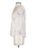 Quince 100% Silk Metallic Silver Blouse Size XS - photo 5