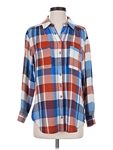 Pilcro Long Sleeve Button-Down Shirt (view 1)