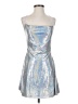 Unbranded Metallic Silver Cocktail Dress Size S - photo 1