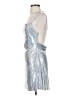 Unbranded Metallic Silver Cocktail Dress Size S - photo 5
