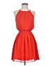Fortune + Ivy 100% Polyester Solid Orange Cocktail Dress Size XS - photo 1
