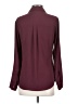 Express 100% Polyester Burgundy Long Sleeve Blouse Size XS - photo 2