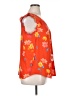 Ann Taylor LOFT 100% Polyester Orange Sleeveless Blouse Size 14 - photo 4