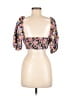 Forever 21 100% Rayon Pink 3/4 Sleeve Blouse Size M - photo 2