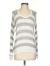 Splendid Stripes Silver Pullover Sweater Size S - photo 1