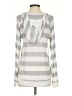 Splendid Stripes Silver Pullover Sweater Size S - photo 2