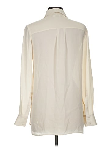 Vince. Long Sleeve Silk Top (view 2)