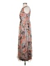 Candalite 100% Polyester Print Gray Casual Dress Size S (petite) - photo 5