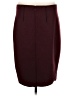 Ann Taylor 100% Polyester Solid Burgundy Formal Skirt Size 8 - photo 2