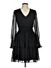 Taylor Polka Dots Black Cocktail Dress Size 6 - photo 1