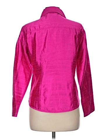 Chico's 3/4 Sleeve Silk Top (view 2)