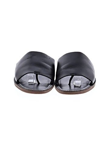 Madewell The Boardwalk Post Slide Sandal in Leather (view 2)
