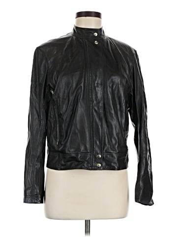 Donna Karan New York Leather Jacket (view 1)