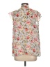 WAYF 100% Polyester Floral Ivory Sleeveless Blouse Size L - photo 2