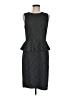 Ann Taylor Tweed Gray Cocktail Dress Size 6 - photo 1