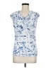 MICHAEL Michael Kors Blue Sleeveless T-Shirt Size M - photo 1