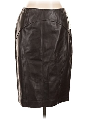 Lafayette 148 New York Faux Leather Skirt (view 1)