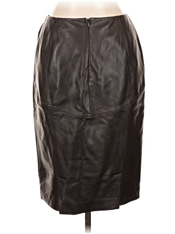 Lafayette 148 New York Faux Leather Skirt (view 2)