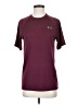 Under Armour 100% Polyester Burgundy Active T-Shirt Size XS - photo 1