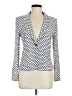 Tory Burch 100% Rayon Print Ivory Blazer Size M - photo 1