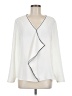 Zozo 100% Polyester Ivory Long Sleeve Blouse Size M - photo 1