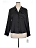 In Bloom by Jonquil Black Long Sleeve Blouse Size XL - photo 1