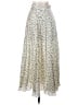 Zara 100% Polyester Animal Print Ivory Casual Skirt Size XS - photo 1