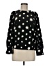 Who What Wear 100% Polyester Black Long Sleeve Blouse Size M - photo 1