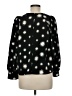 Who What Wear 100% Polyester Black Long Sleeve Blouse Size M - photo 2