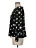 Who What Wear 100% Polyester Black Long Sleeve Blouse Size M - photo 5