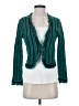 Cache 100% Cotton Green Cardigan Size S - photo 1