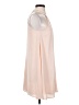 Alya Solid Ivory Cocktail Dress Size S - photo 4