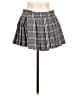 Spirit Plaid Gray Casual Skirt Size M - photo 2